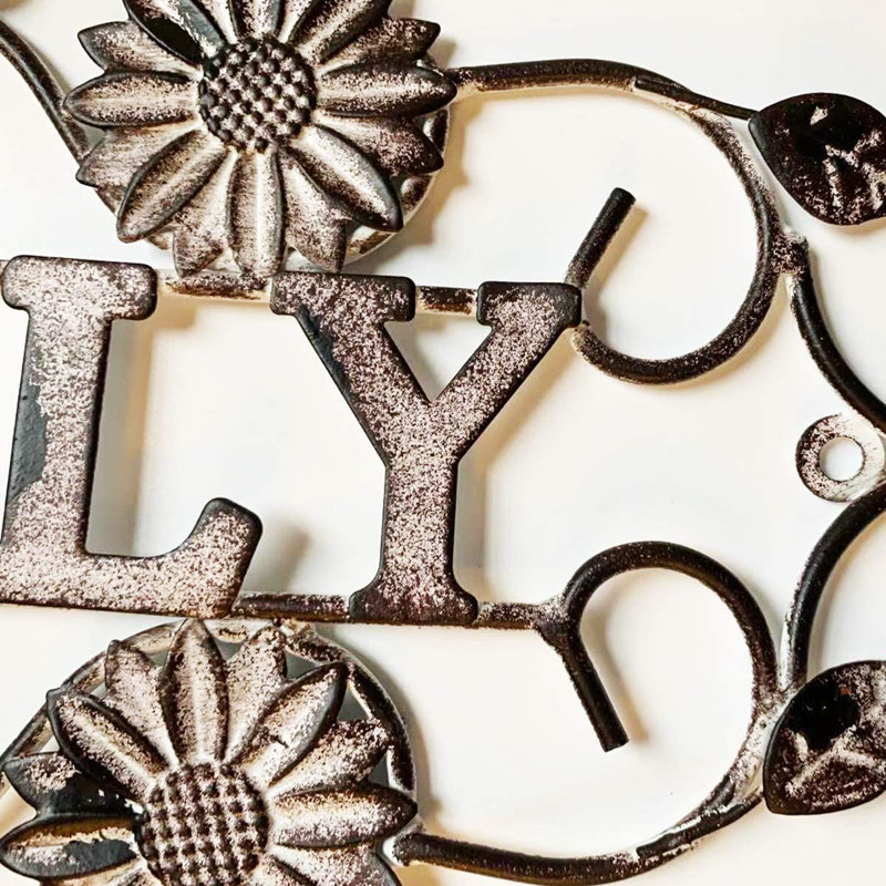Farmhouse Wall Decor on Metal