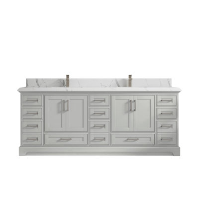 Ensemble de meuble-lavabo double 84 po