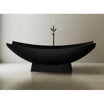 70.75'' x 33.5'' Soaking Resin Bathtub