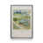 Cadre flottant en chrome poli
