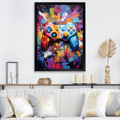 Jeu vidéo Pixel Pop I - jeux vidéo, impressions sur toile