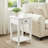 Solid Wood Square Side Table-93563364