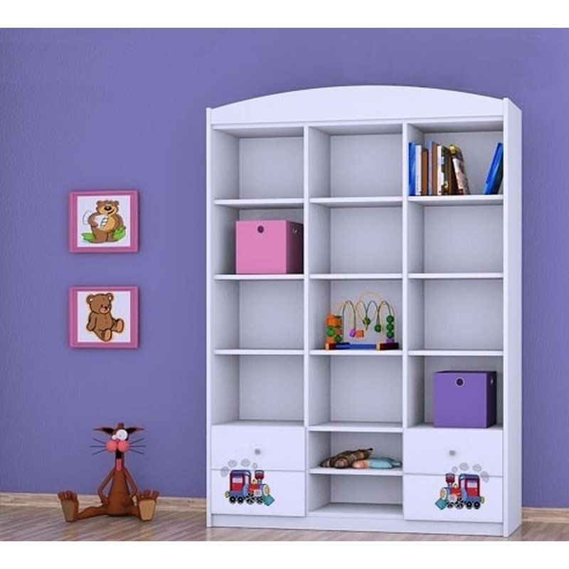 Sara 183cm H X 132cm W Kids Cube, White