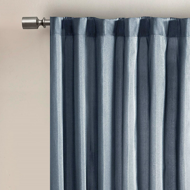 Panneau de rideau (seulement 1 panneau PC), L 50,06 po x L 84,04 po, Bleu
