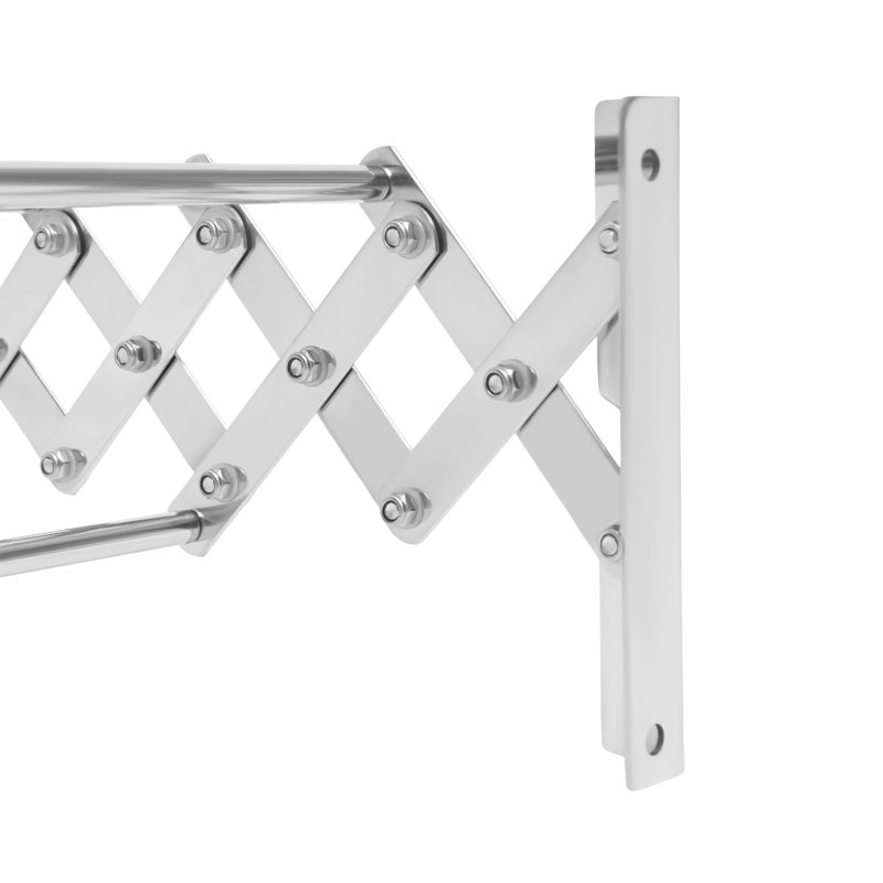 Wall Mounted Stainless Steel Retractable Laundry Drying Rack