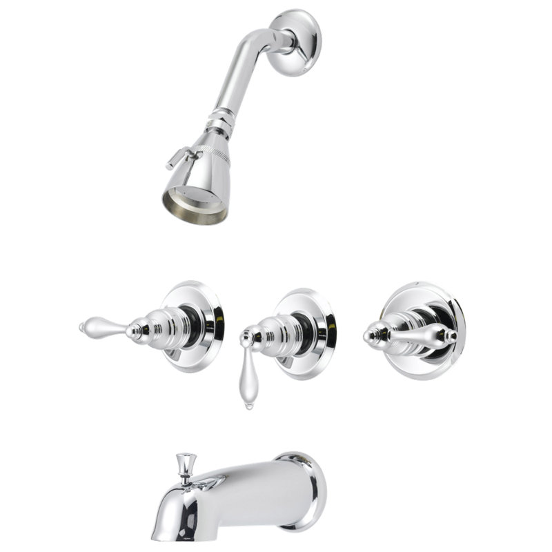 Castille All-In-One Kit with Rough in-Valve, Chrome
