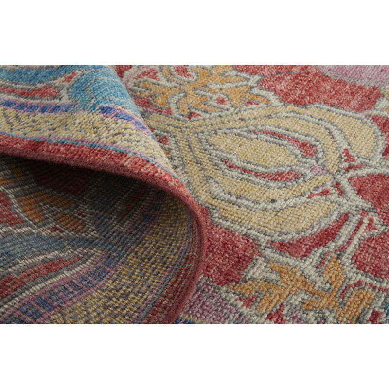 Tapis en laine Olajuwan, Rectangle 7 pi 9 po x 9 pi 9 po