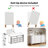 6-Drawer Double Dresser, Modern Storage Cabinet With Metal Handles & Solid Wood Legs, Heavy-Duty Organizer For Kids And Adults-1686635360