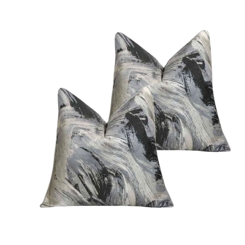 Housse de coussin carré en mélange de coton