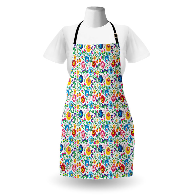 Multicolore, tablier floral East Urban Home
