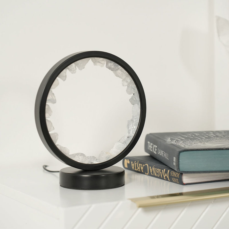 Cerrie Crystal Novelty Lamp, Black