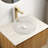 Transparent 13.85 - Inch Crystal Glass Round Bathroom Sink, No Faucet, Artistic Look, Fits Different Patterns, Fresh Feeling And Easy To Clean, 4.46 Height, Faucet 9' 14 Glass, Stripes, Suitable For-669255698
