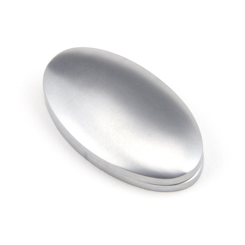 Escutcheon & Cover Door Accessory, Satin Chrome