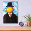 «Lemon Head» par Leah Saulnier, art mural en verre acrylique-2050390024