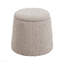 Repose-pieds rond avec rangement