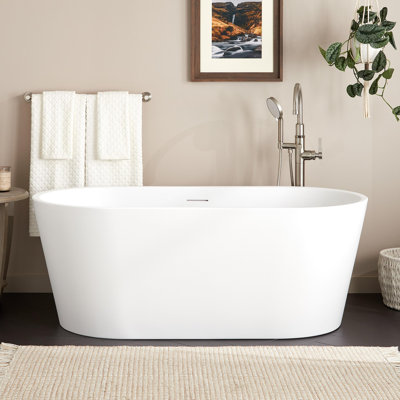 67" Eden Acrylic Freestanding Tub
