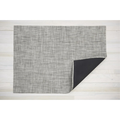 Mini Basketweave Vinyl Indoor / Outdoor Area Rug