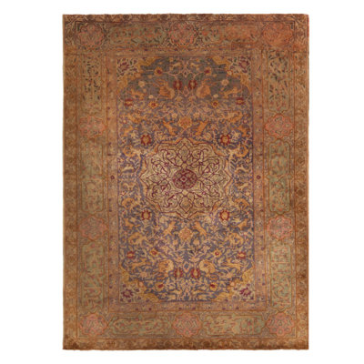 One-of-a-Kind 4'5" x 6'2" Hand Knotted Area Rug
