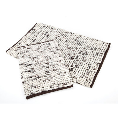 Zebadiah 2 Piece Set Rectangle Bath Mat