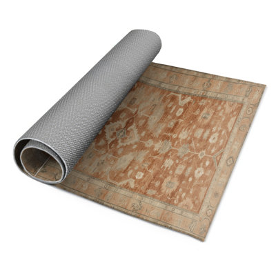 Overdyed Brown Indoor and Outdoor Area Rug