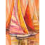 Sails In The Sun by Luigi Florio - Wrapped Canvas Painting-1949877363