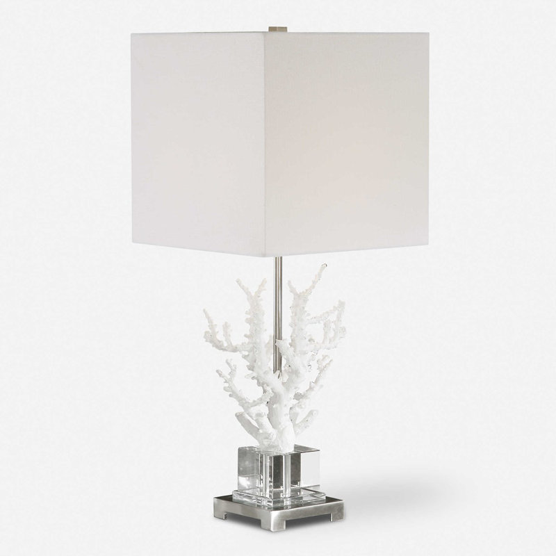 Lampe de table 29 po corail Scherer