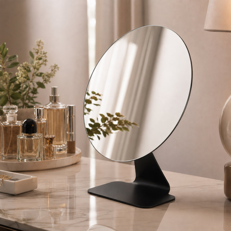 Round Floor Mirror