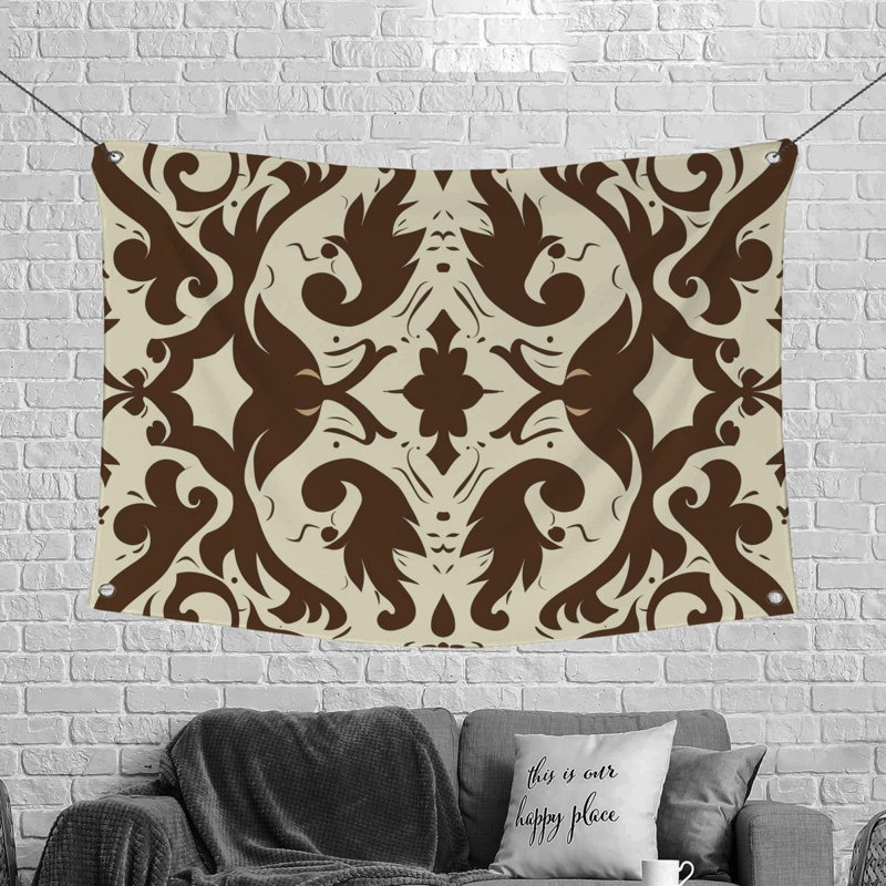 Tapisserie murale victorienne - Art Wall_12492, H 50 po x l 60 po