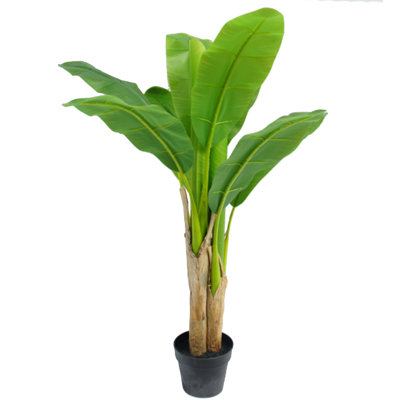 Annistyn 120cm Faux Banana Tree in Pot
