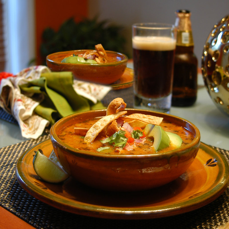 Ancient Cookware Mexican Clay Soup Bowl, Plain