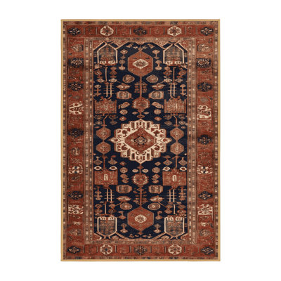 Tapis brun turc lavable à la machine