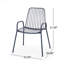 Chaise d'extérieur moderne (ensemble de 2)