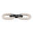 Carved Marble Chain Decorative Objects - Decorative Sculpture For Table And Home Decor - Decorations For Living Room Stone Accent - 16", Gray & White