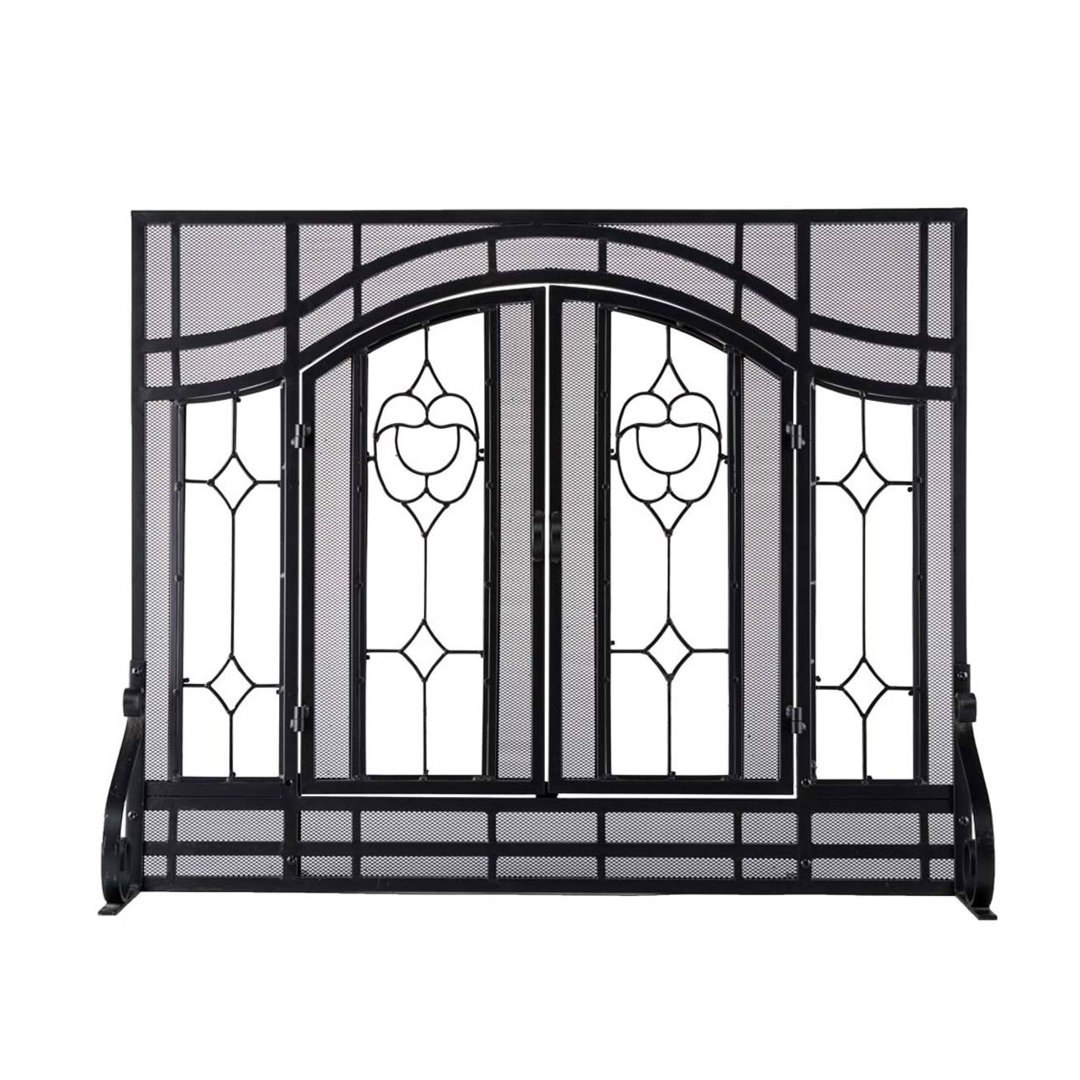 Steel Fireplace Screen Plow & Hearth