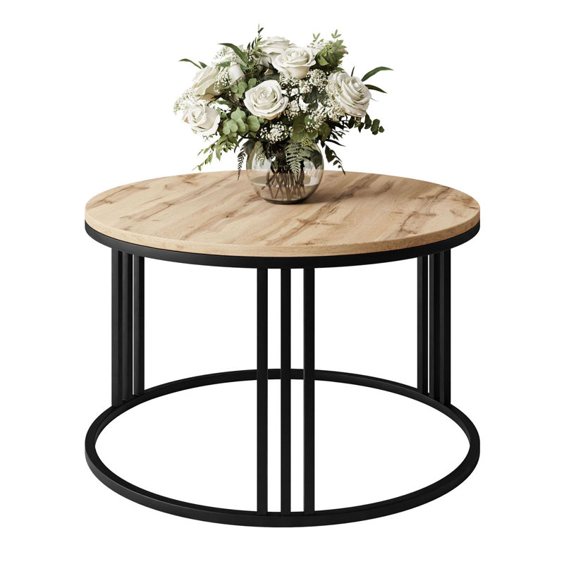 Danielburnham Frame Coffee Table, Black, Wotan Oak