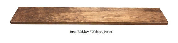 La Grange Wood Shelf 48"L x 6''W x 1''H Brown Whiskey, 1" H x 48" W x 6" D