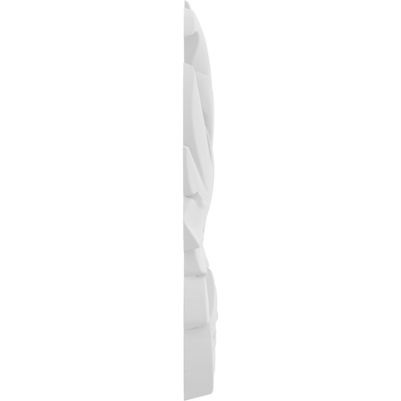 Rosette Geneva, H 6 po x l 4,5 po x P 0,5 po