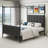 Upholstered Canopy Bed-106894395-87206630