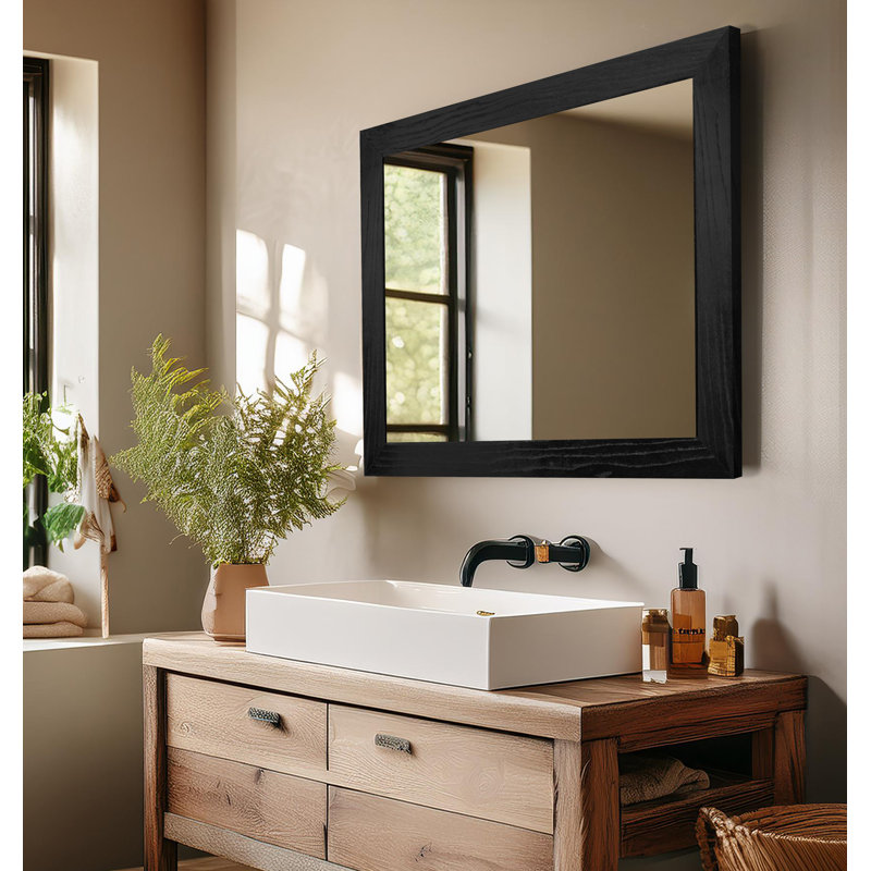 Miroir Ebark Designs Ebark, Noir, 46 po x 33 po