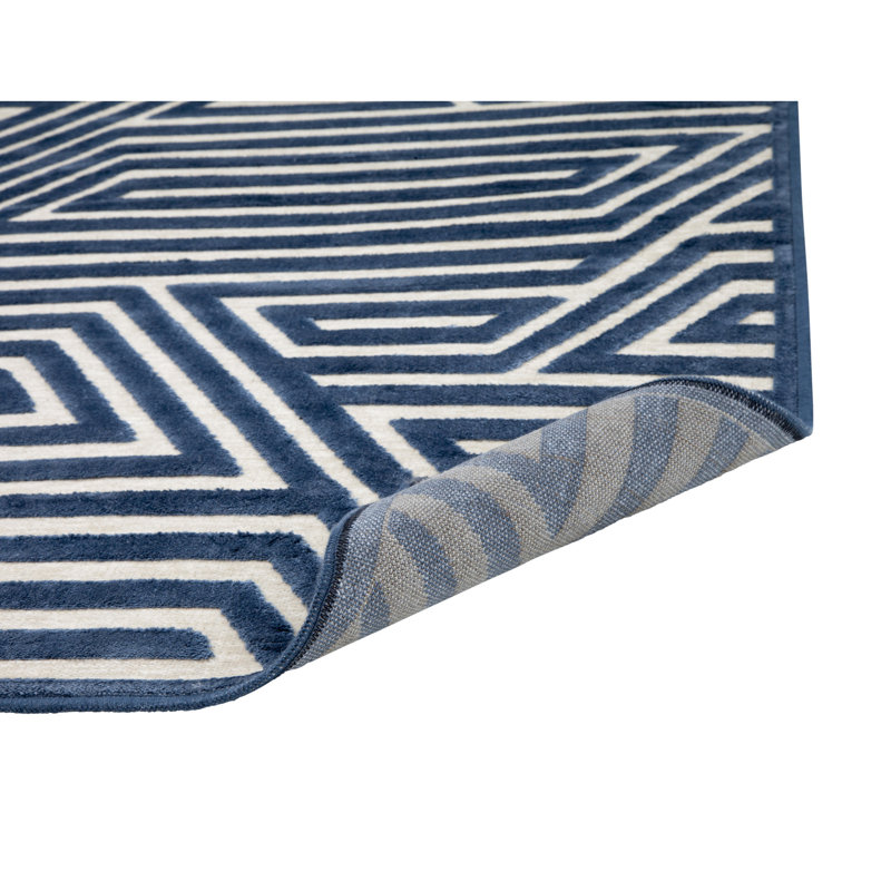 Tapis géométrique Chenille