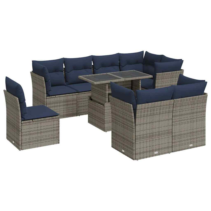 62cm Wide Patio Sofa with Cushions