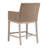 Upholstered Counter Stool with Solid Wood Frame-1321226039