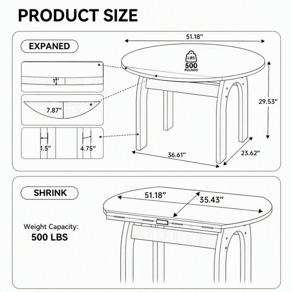 Dimensions du produit