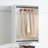 Devi White Wall Mounted Wood Closet System