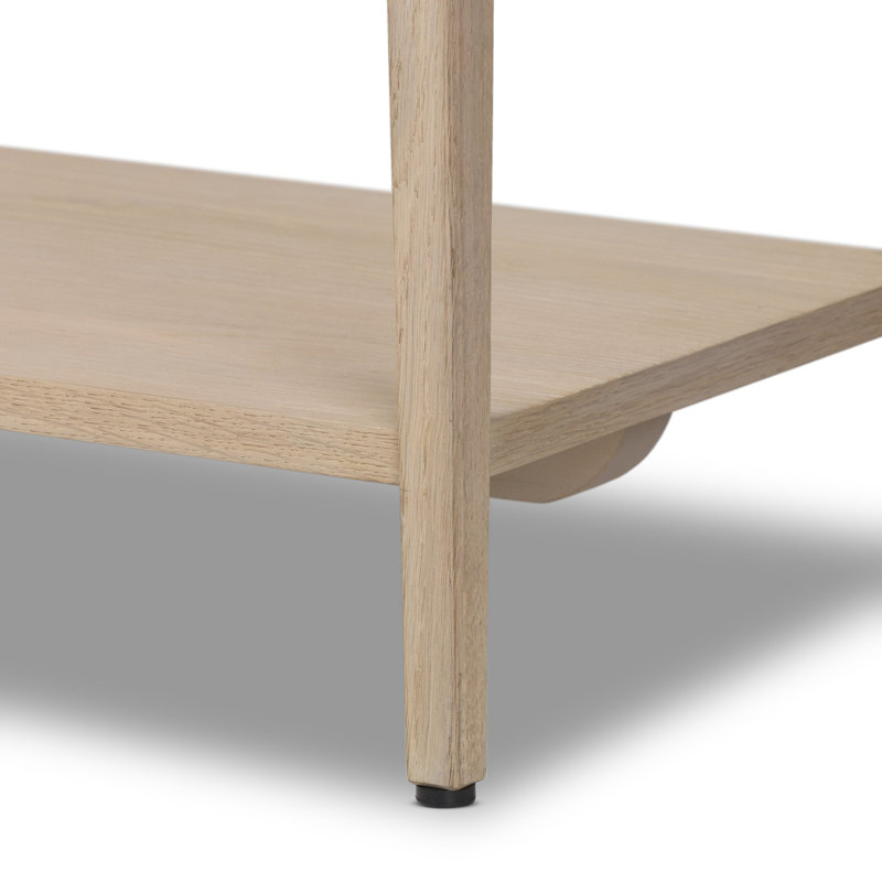 ROSENELL 78'' W Console Table, White