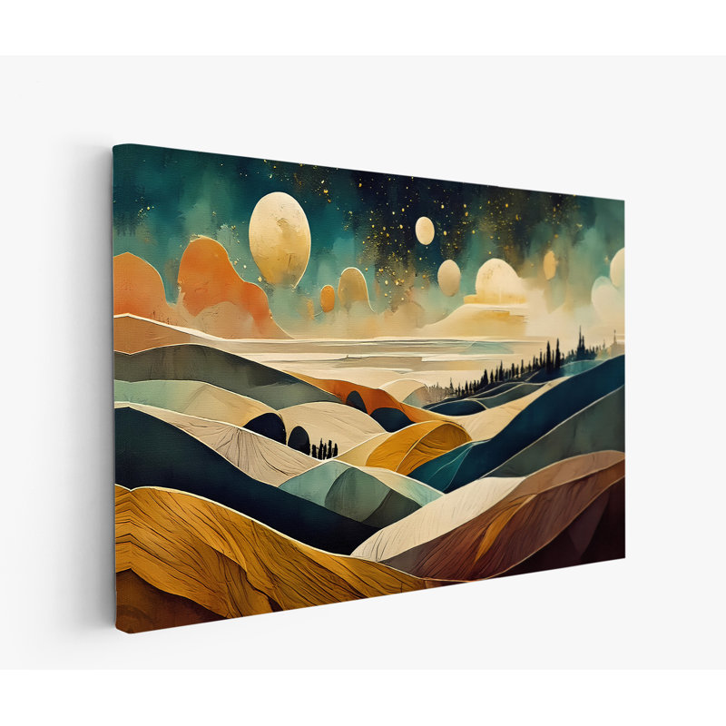 Cosmic Landscape, 20" H x 30" W