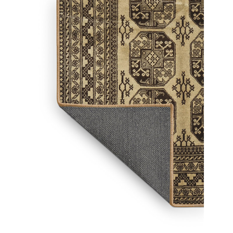 Tapis olive Southwestern, Rectangle 5 pi x 7 pi