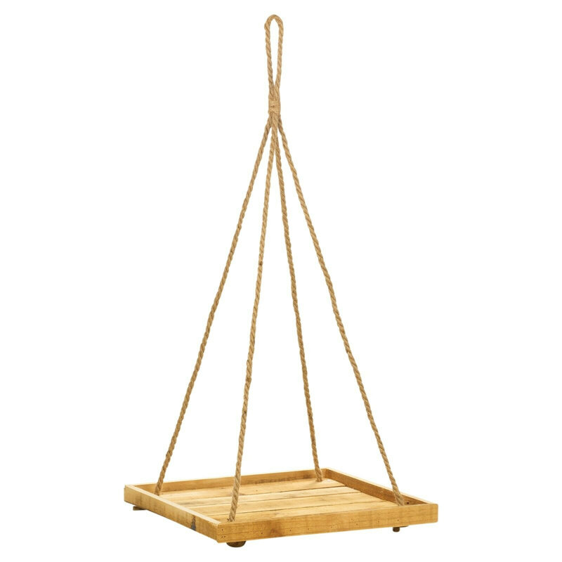 Brillion Wood Hanging Planter, 80cm H x 39cm W x 39cm D