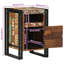40cm W Iron Bedside Table