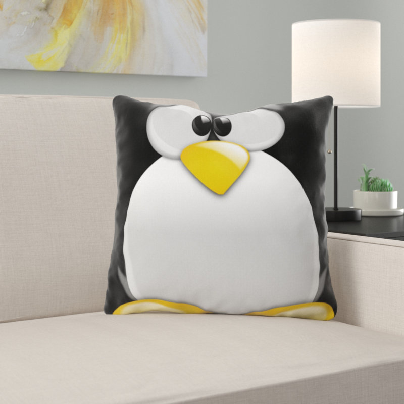 Coussin pingouin